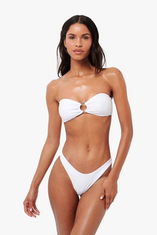 NOVA - Bandeau Ring Bikini Set - White