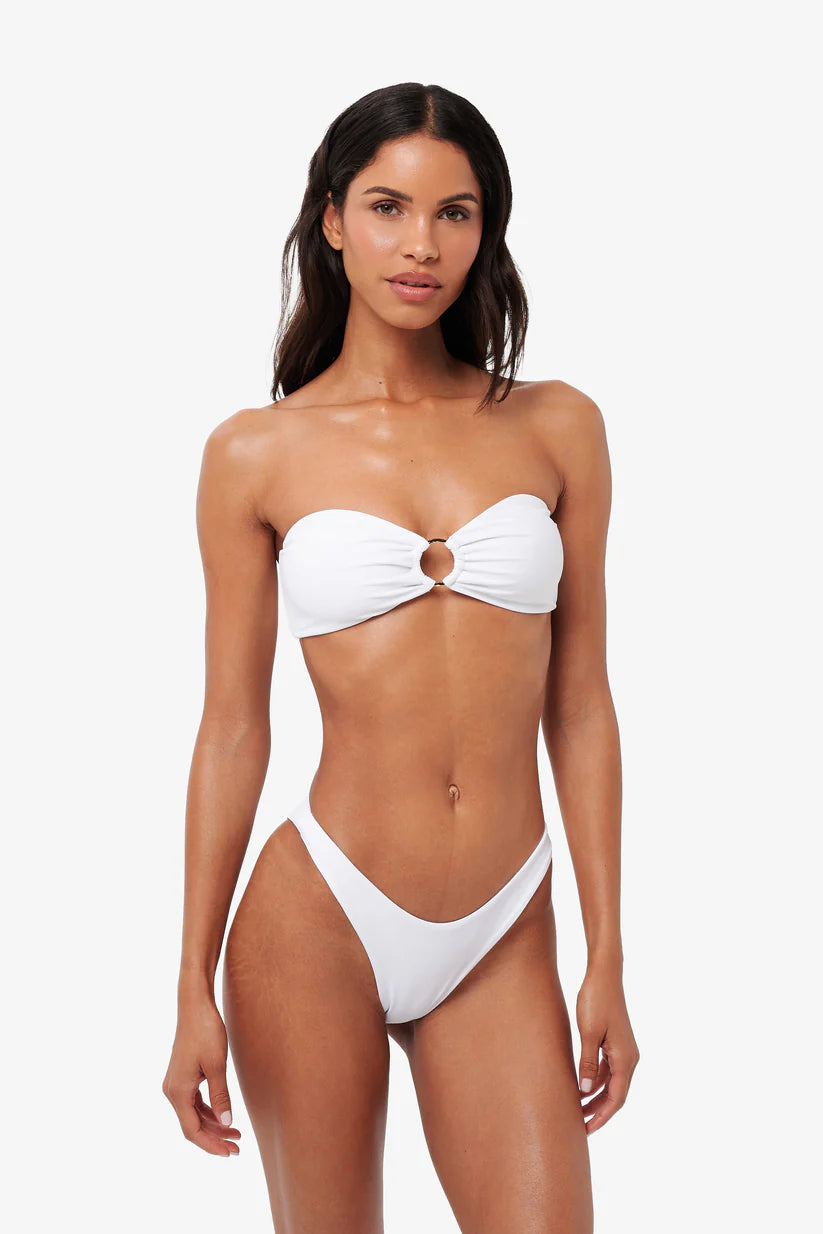 NOVA - Bandeau Ring Bikini Set - White