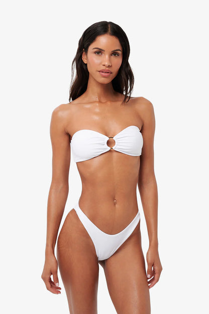 NOVA - Bandeau Ring Bikini Set - White
