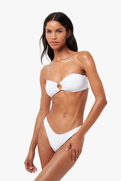 NOVA - Bandeau Ring Bikini Set - White