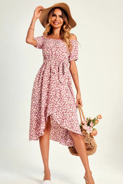 ELENA - Rose Beach Long Dress